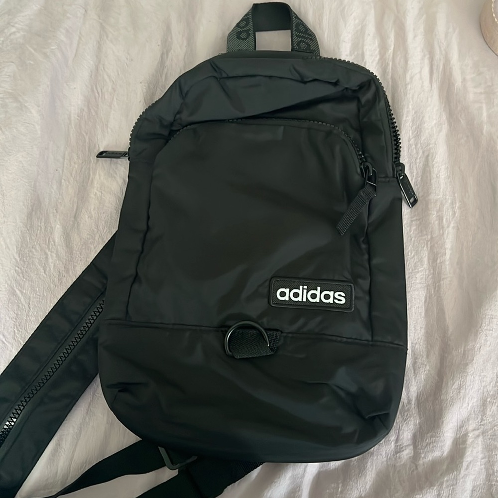 Adidas black convertible crossbody/backpack